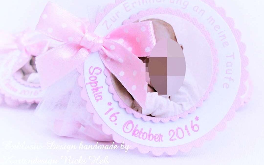 Give-Away Gastgeschenk ~ BABY DREAMS Mandelsäckchen