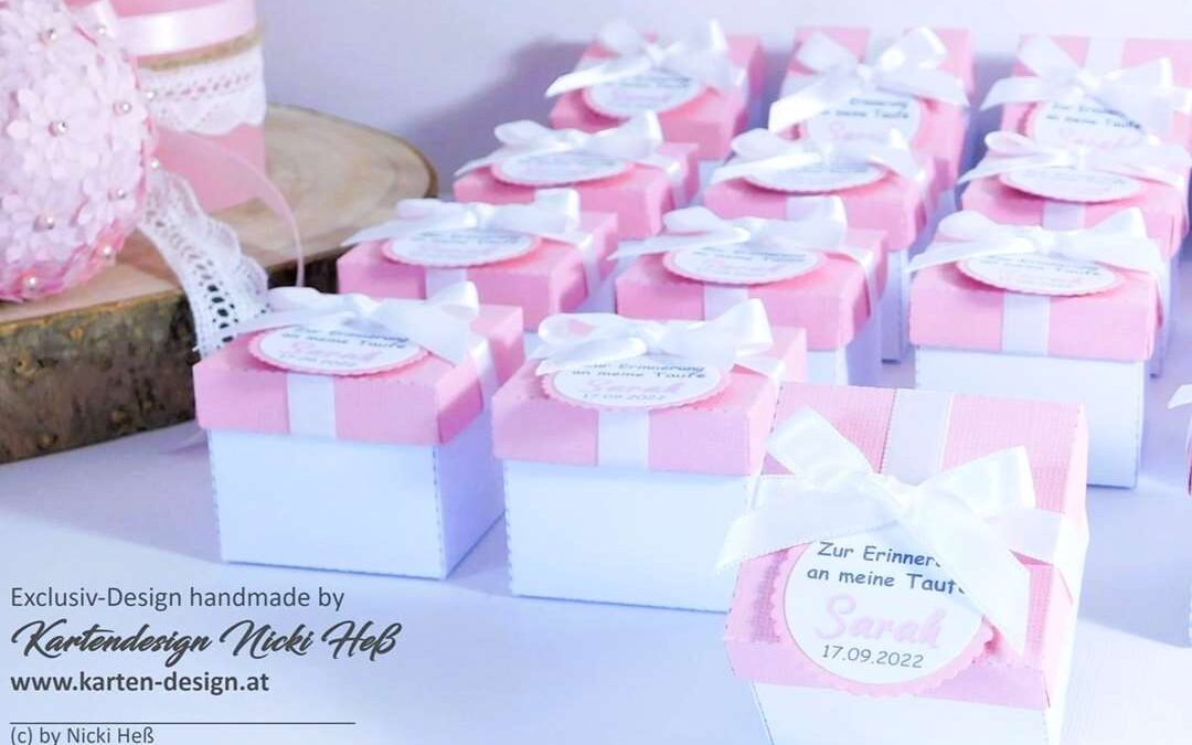 Gastgeschenk Taufe ~ Box LOVELY ONE