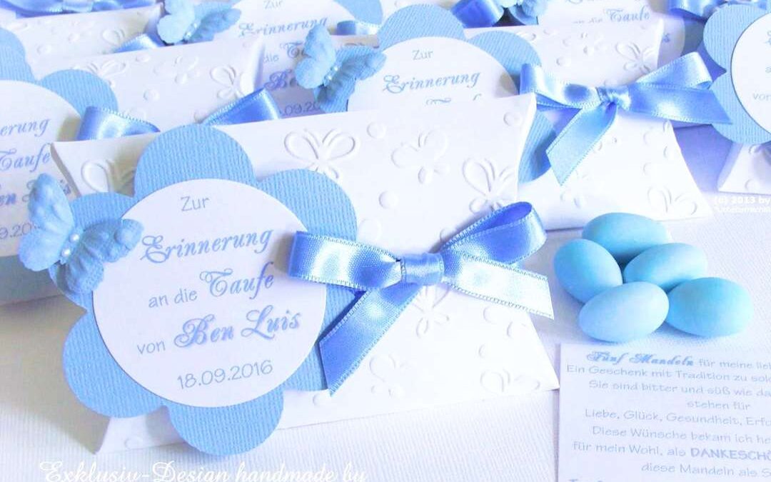 Gastgeschenk Taufe ~ Box SWEET FLOWER