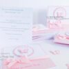 Einseitiger Innentext zu Taufeinladung "Sweet Circle" mit Personalisierung. © KARTEN-DESIGN.at