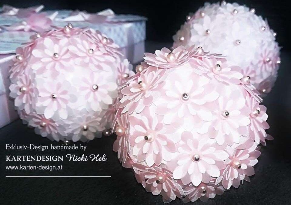 3D Blumenkugel mittel