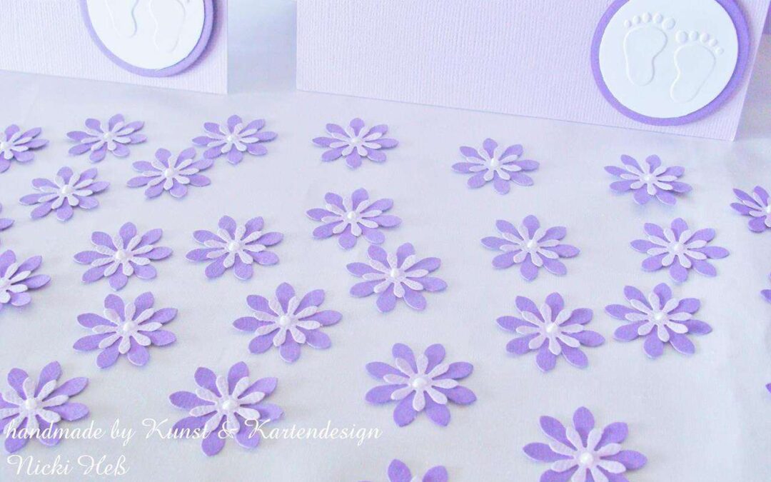 10 Stk. Streudeko ~ BLUMEN Duo