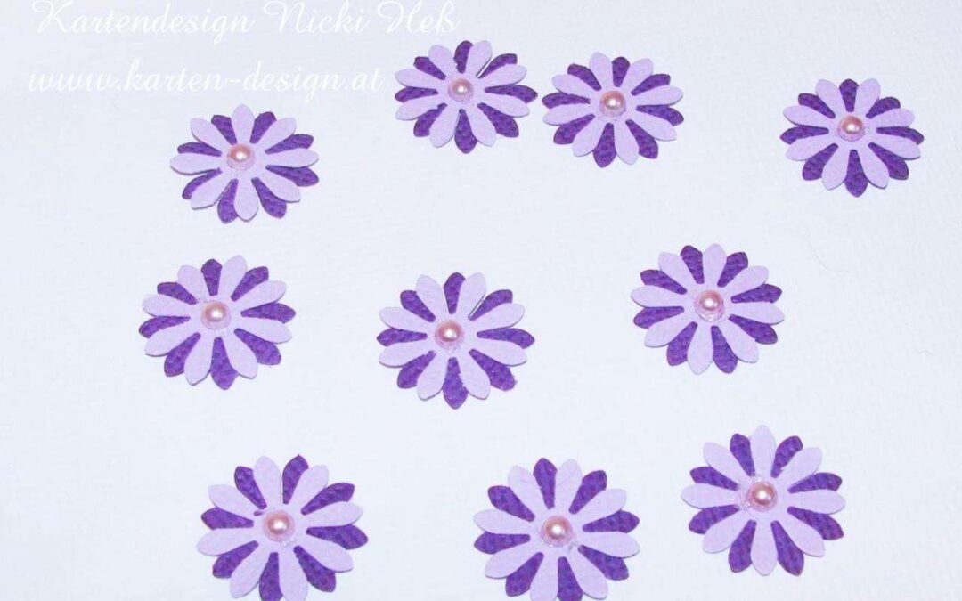 10 Stk. Streudeko ~ BLUMEN mittel